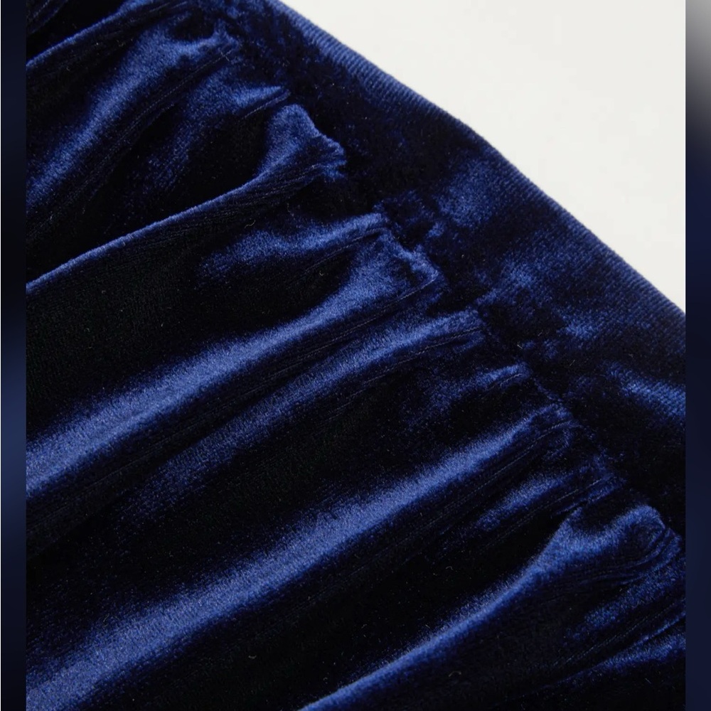 Cider VELVET U-NECKLINE RHINESTONE DRAPED RUCHED CORSET MINI DRESS M CC16-11 - Picture 5 of 6